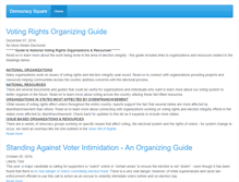 Tablet Screenshot of democracyconvention.org